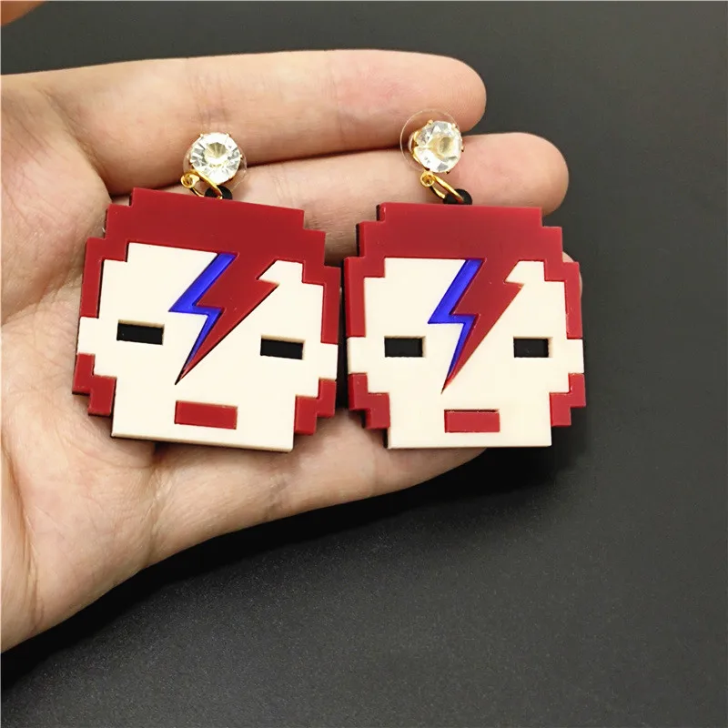 Cartoon Square Face Drop Earrings for Women Cute Acrylic Jewelry Accessories Mosaic Head Portrait
Cartoon Square Face Drop Earrings for Women Cute Acrylic Jewelry Accessories Mosaic Head Portrait