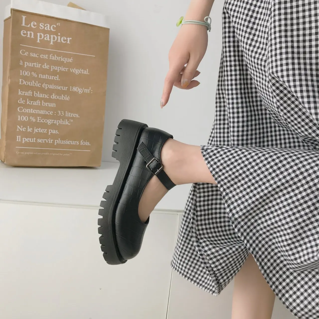 Mary Jane Shoes for Women Autumn Chunky Platform Ankle Strap Pumps Woman Thick Bottom Lolita Shoes cute Harajuku shoes
Mary Jane Shoes for Women Autumn Chunky Platform Ankle Strap Pumps Woman Thick Bottom Lolita Shoes cute Harajuku shoes