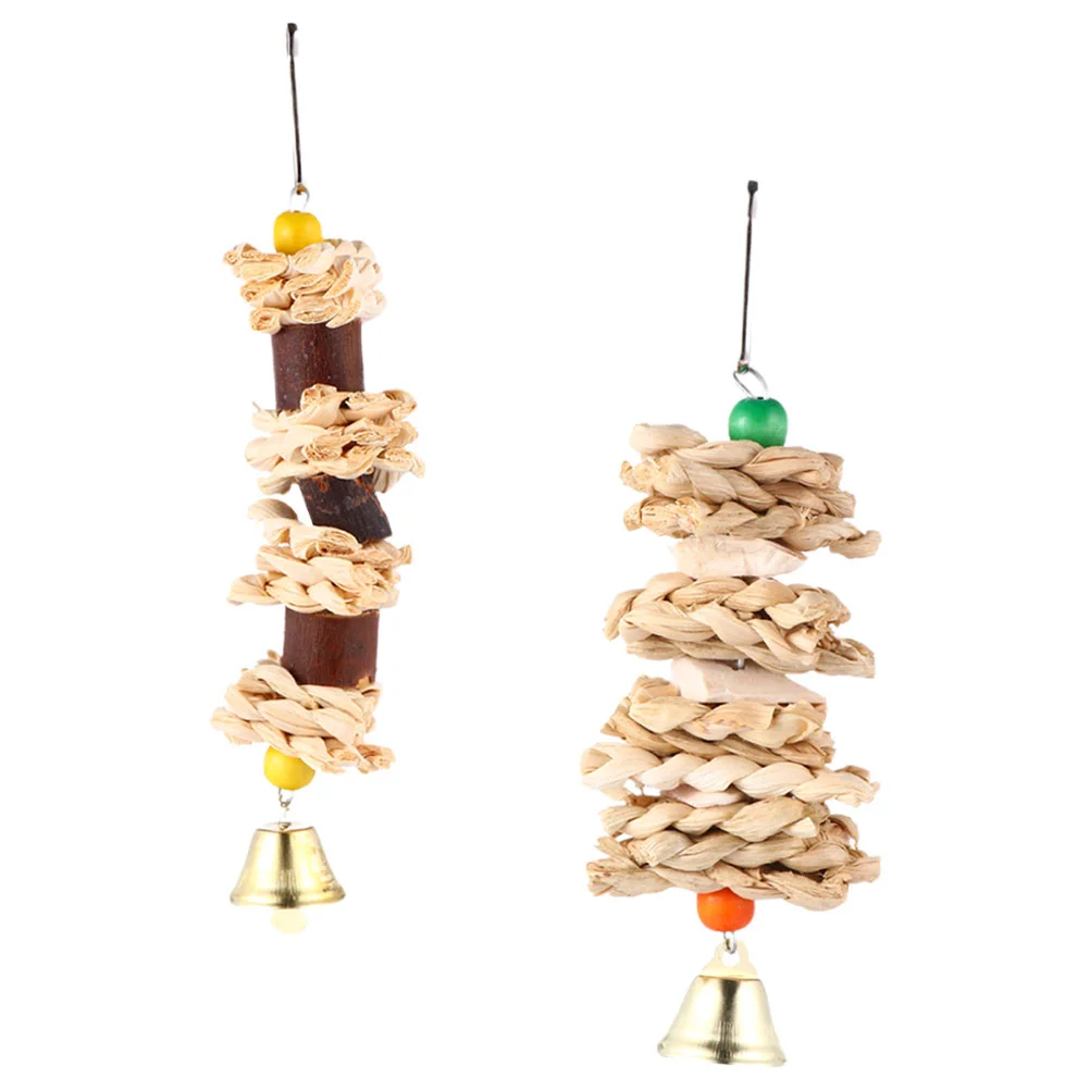 2pcs Safe Lasting Multi-purpose Hanging Toy Funny Parrot Toy for Bird Cage Accessory
2pcs Safe Lasting Multi-purpose Hanging Toy Funny Parrot Toy for Bird Cage Accessory
