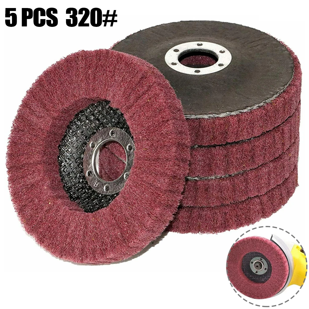 5Pcs 4'' Polishing Buffiing Wheel Grinding Disc 320 Grit Angle Grinder Disc Metal Stainless Steel Polish Grinding Abrasive Tool
5Pcs 4'' Polishing Buffiing Wheel Grinding Disc 320 Grit Angle Grinder Disc Metal Stainless Steel Polish Grinding Abrasive Tool