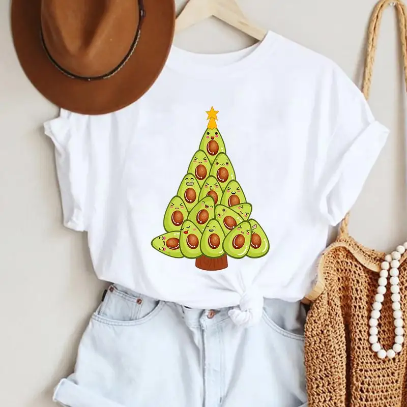 Trend Avocado Funny Trend Women New Year T-shirts Merry Christmas Cartoon Fashion Holiday Print Top Graphic Tshirt Travel Tee
Trend Avocado Funny Trend Women New Year T-shirts Merry Christmas Cartoon Fashion Holiday Print Top Graphic Tshirt Travel Tee
