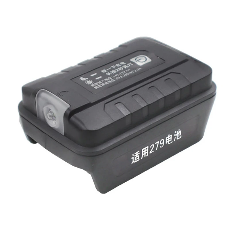 Adapter LED Light Lamp Flashlight Torch USB Mobile Phone Charger For Worx Green Wide 5 Pin Socket 18V 20V Li-Ion Battery
Adapter LED Light Lamp Flashlight Torch USB Mobile Phone Charger For Worx Green Wide 5 Pin Socket 18V 20V Li-Ion Battery