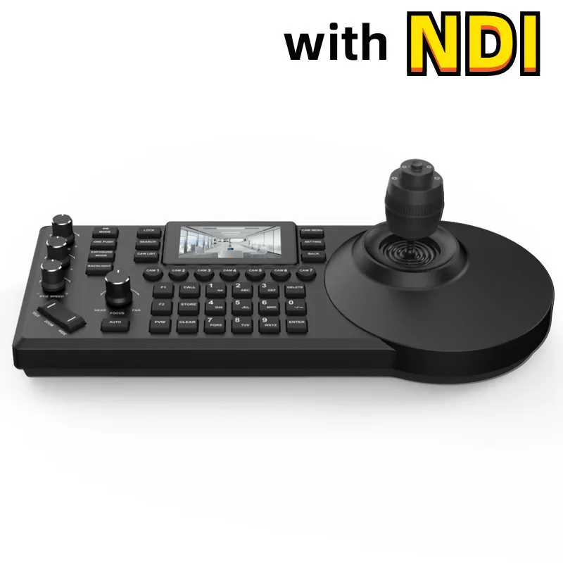 HCSTVCON KBD300/NKB300 NDI Джойстик Клавиатура для управления камерой
HCSTVCON KBD300/NKB300 NDI Джойстик Клавиатура для управления камерой