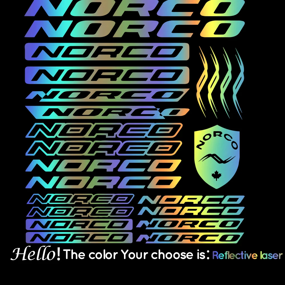 Vinyl Graphic Decal Set For NORCO Bike Frame Car Styling (Mountain Cycling ATV BMX Road Racing Bicycle) | Автомобили и мотоциклы