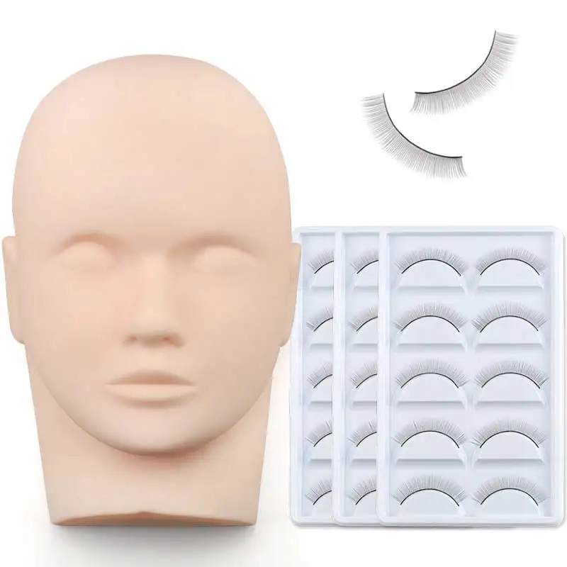 Mannequin Head for Eyelash Extension With Practice False Eyelashes Silicone Mannequin Head Lash Extension Supplies Kits
Mannequin Head for Eyelash Extension With Practice False Eyelashes Silicone Mannequin Head Lash Extension Supplies Kits
