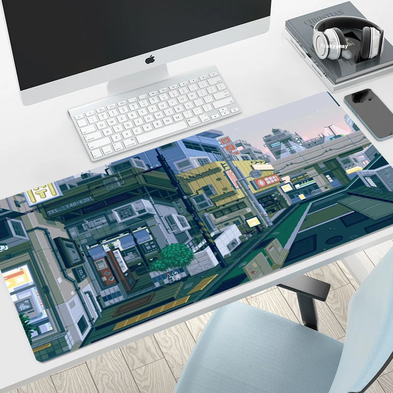 Gaming MousePad Pixel Japan Street Rubber Mousepads Desk Mat Xxl Keyboard Pad Large Carpet Computer Table For Xl Ped Mauspad
Gaming MousePad Pixel Japan Street Rubber Mousepads Desk Mat Xxl Keyboard Pad Large Carpet Computer Table For Xl Ped Mauspad