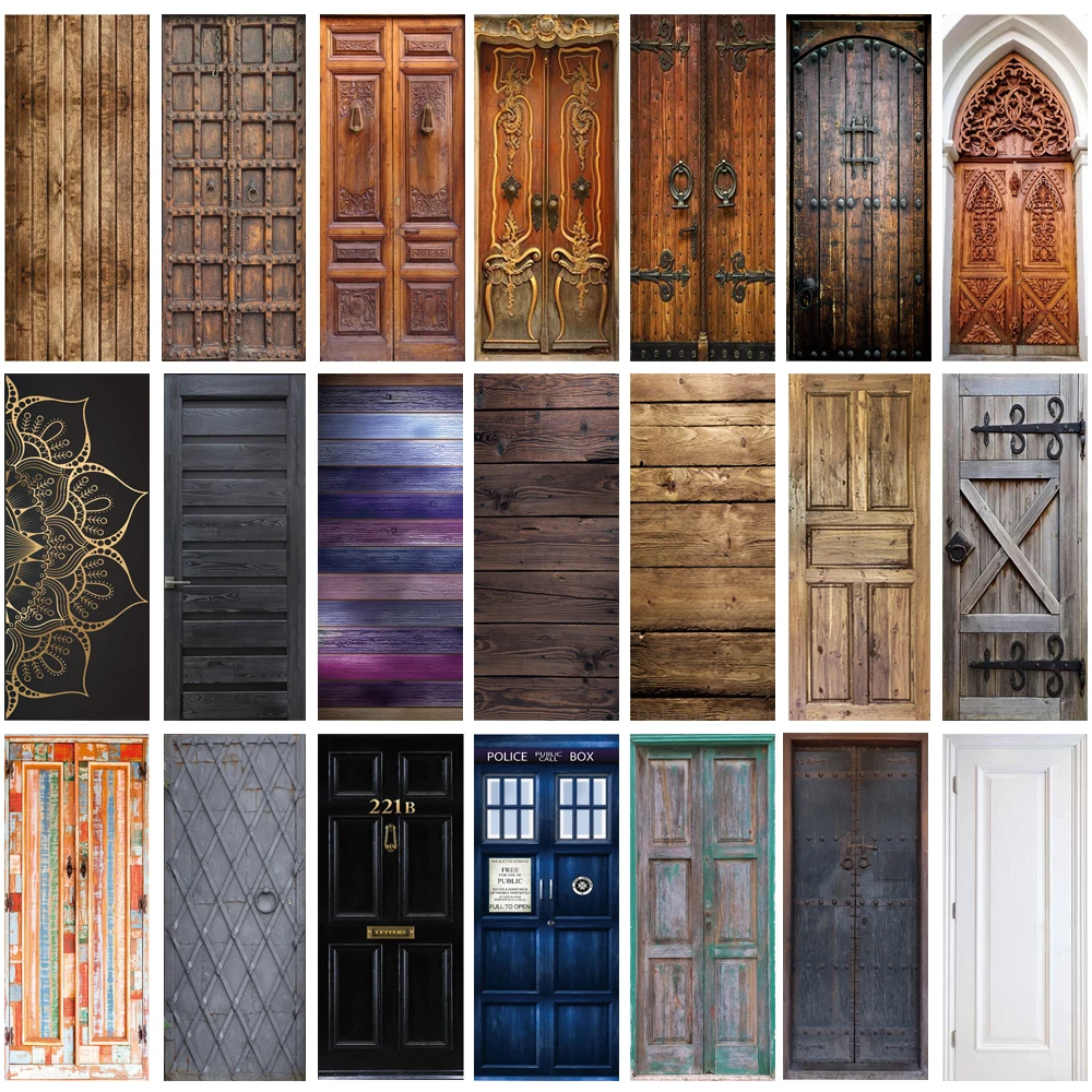 Retro Door Stickers Vintage Wooden Wallpaper Wood Grain 3D Self Adhesive Waterproof for Bedroom Home Room Decor Mural Poster
Retro Door Stickers Vintage Wooden Wallpaper Wood Grain 3D Self Adhesive Waterproof for Bedroom Home Room Decor Mural Poster