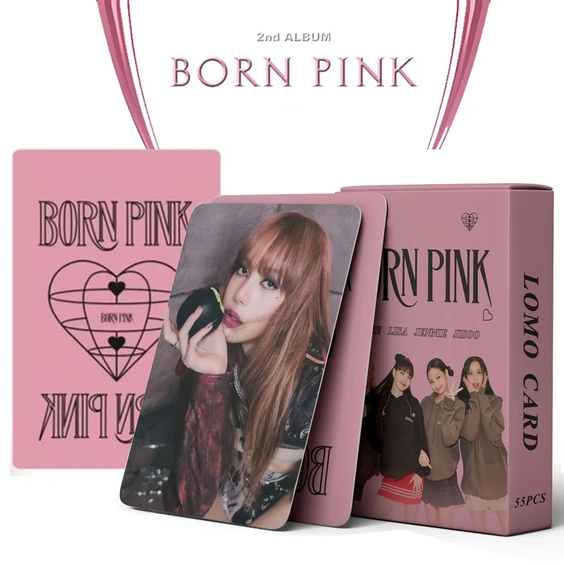 55PCS/Set Kpop Photocard Black BORN Pink Venom JENNIE Lomo Cards LISA Rose Jisoo Photo Cards Album Shut Down K Pop Accessories
55PCS/Set Kpop Photocard Black BORN Pink Venom JENNIE Lomo Cards LISA Rose Jisoo Photo Cards Album Shut Down K Pop Accessories