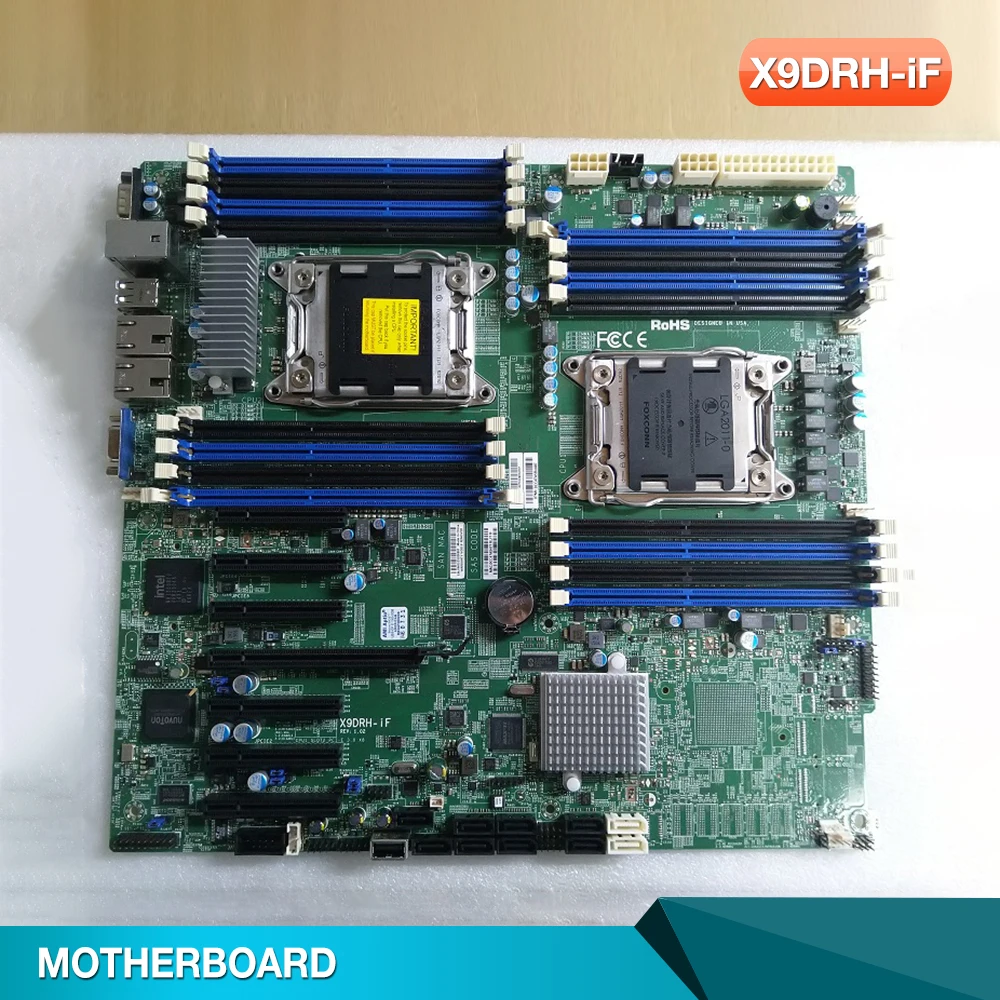 

X9DRH-iF For Supermicro Server Motherboard Xeon E5-2600 V1/V2 Family LGA2011 ECC DDR3