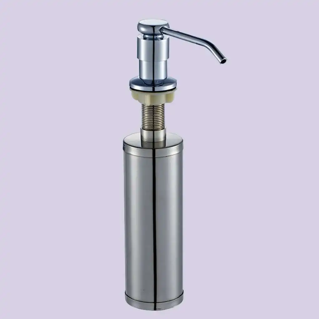 Kitchen Sink Detergent Bottle Stainless Steel Kitchen Soap Dispenser Dish Lotion Bottle Container
Kitchen Sink Detergent Bottle Stainless Steel Kitchen Soap Dispenser Dish Lotion Bottle Container