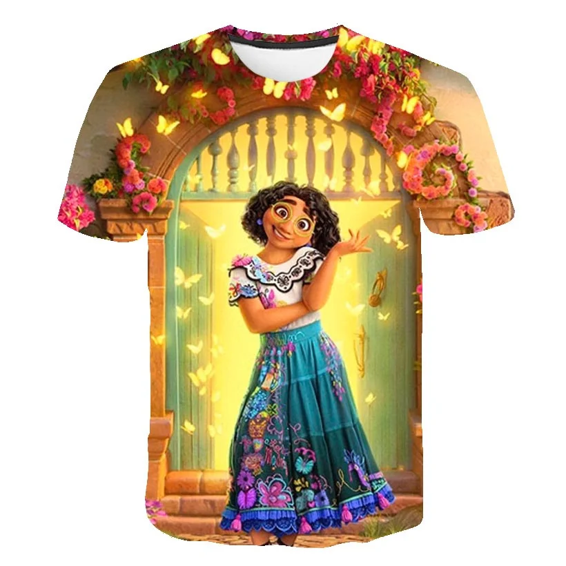 Baby Girl Encanto Mirabel T-shirt Tops Baby Girl T-shirt Girls Tee Shirts Children Girl 1-14Years Summer Short Sleeves Tees
Baby Girl Encanto Mirabel T-shirt Tops Baby Girl T-shirt Girls Tee Shirts Children Girl 1-14Years Summer Short Sleeves Tees