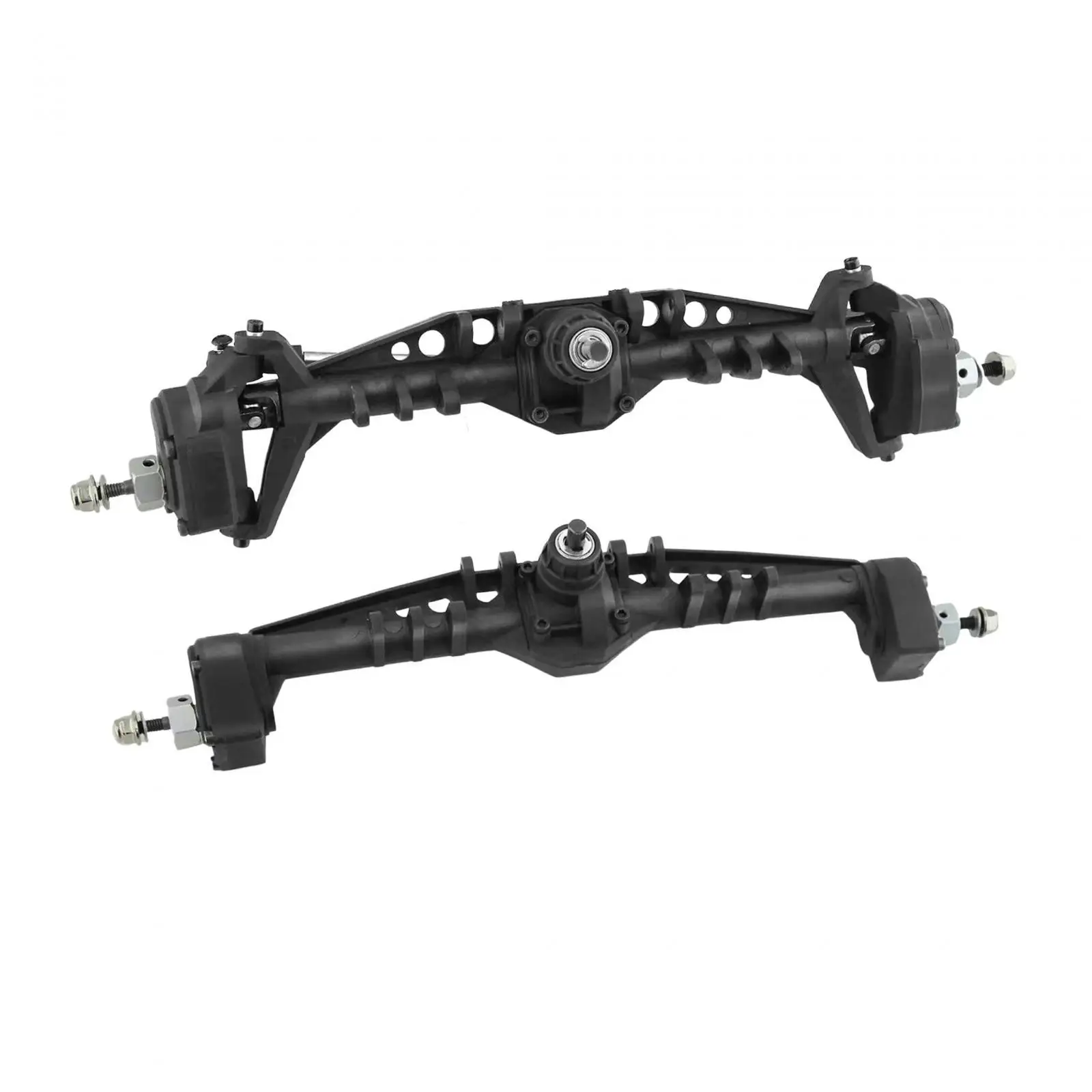 1:10 Scale RC Car Front and Rear Axle Set Upgrade Part Front Rear Bridge for Axial 1/10 RS Remote Controlled Crawler Vehicles
1:10 Scale RC Car Front and Rear Axle Set Upgrade Part Front Rear Bridge for Axial 1/10 RS Remote Controlled Crawler Vehicles
