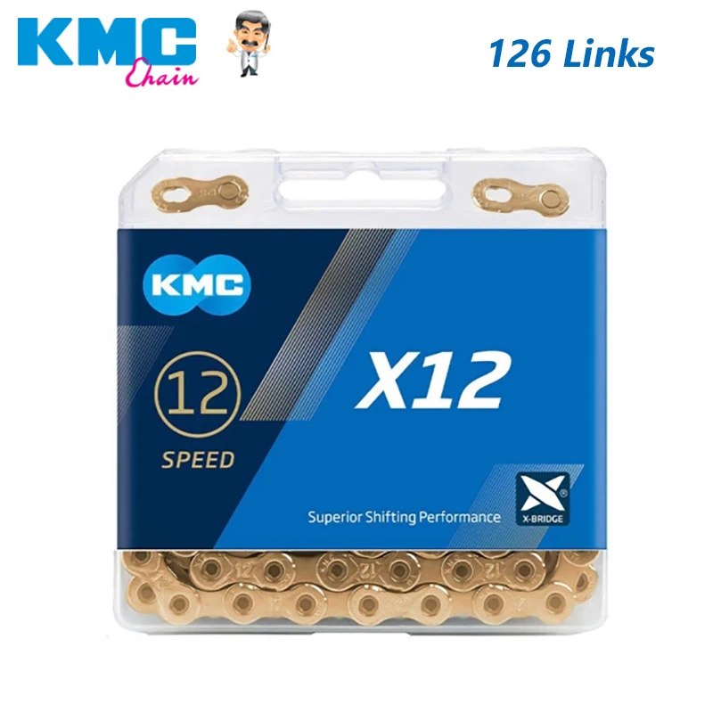 KMC Bike Chain X12 Mountain Road Bicycle Crankset Chain 12V Speed 126L Boxed Chain Cycling Parts for Shimano SRAM Bikes Parts
KMC Bike Chain X12 Mountain Road Bicycle Crankset Chain 12V Speed 126L Boxed Chain Cycling Parts for Shimano SRAM Bikes Parts