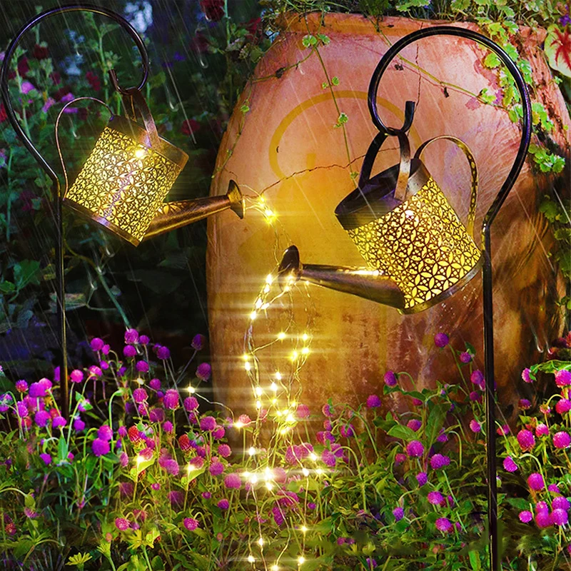 Solar LED Watering Can Lights Outdoor Waterproof Decor Kettle Garden Yard Art Lamp Hollow Water Sprinkle Landscape Lamps 
Solar LED Watering Can Lights Outdoor Waterproof Decor Kettle Garden Yard Art Lamp Hollow Water Sprinkle Landscape Lamps