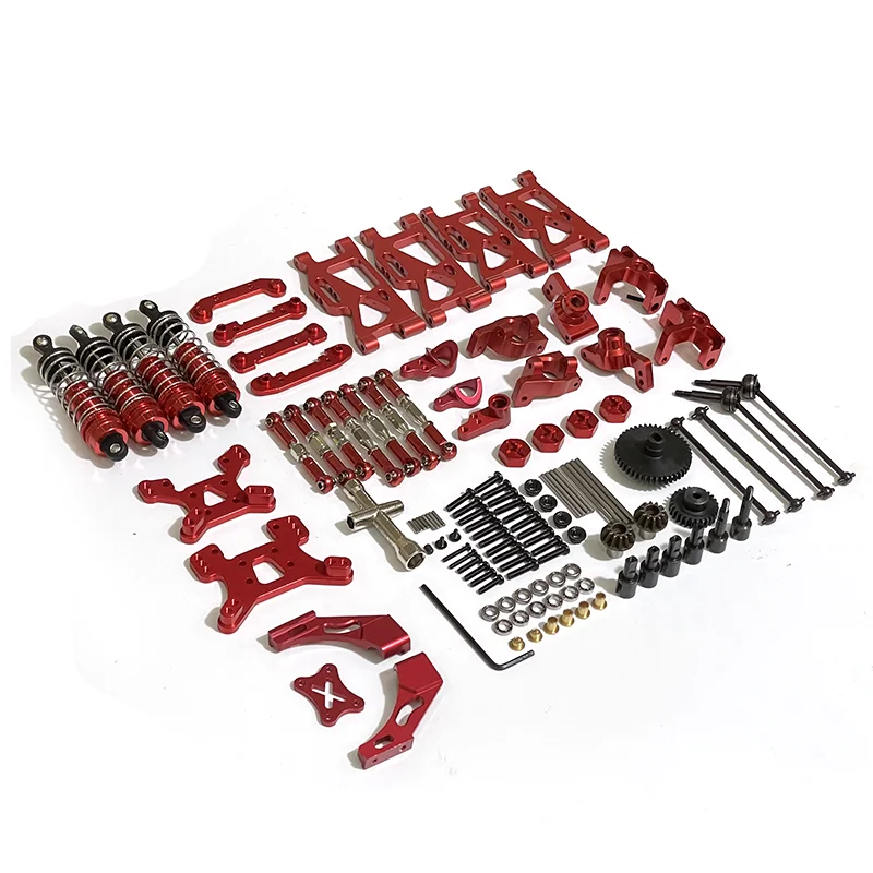 WLtoys 144001 144002 124017 124019 RC металлические запчасти для автомобиля амортизаторы 1837, передние и задние рычаги 1251, комплект передней и задней arms1250
WLtoys 144001 144002 124017 124019 RC металлические запчасти для автомобиля амортизаторы 1837, передние и задние рычаги 1251, комплект передней и задней arms1250