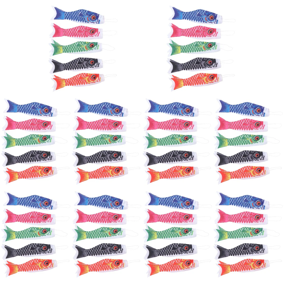 50 pcs Japanese Wind Socks Carp Windsock Wind Streamer BannerDecorative Flag Garden Hanging Outdoor Decoration 40cm
50 pcs Japanese Wind Socks Carp Windsock Wind Streamer BannerDecorative Flag Garden Hanging Outdoor Decoration 40cm