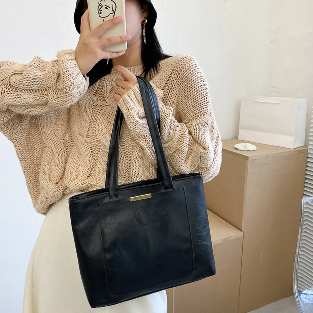 Foldable Reusable Shopping Travel Bags Women Shoulder Bag High Capacity PU Leather Tote Ladies Pure Hand Bag
Foldable Reusable Shopping Travel Bags Women Shoulder Bag High Capacity PU Leather Tote Ladies Pure Hand Bag