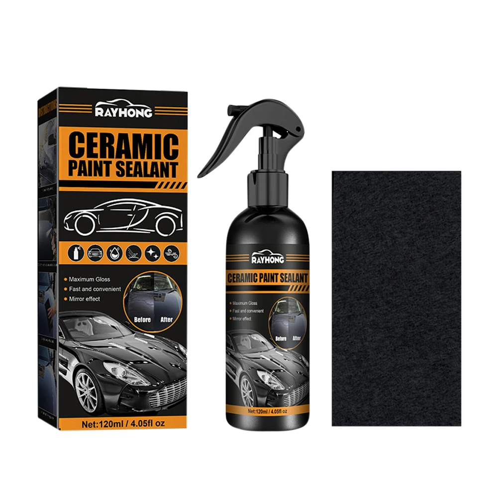 120ml Car Ceramic Coating Agent Anti Fog Car Paint Polishing Crystal Wax Spray Nano Hydrophobic Liquid Kit Car Care Accessories
120ml Car Ceramic Coating Agent Anti Fog Car Paint Polishing Crystal Wax Spray Nano Hydrophobic Liquid Kit Car Care Accessories