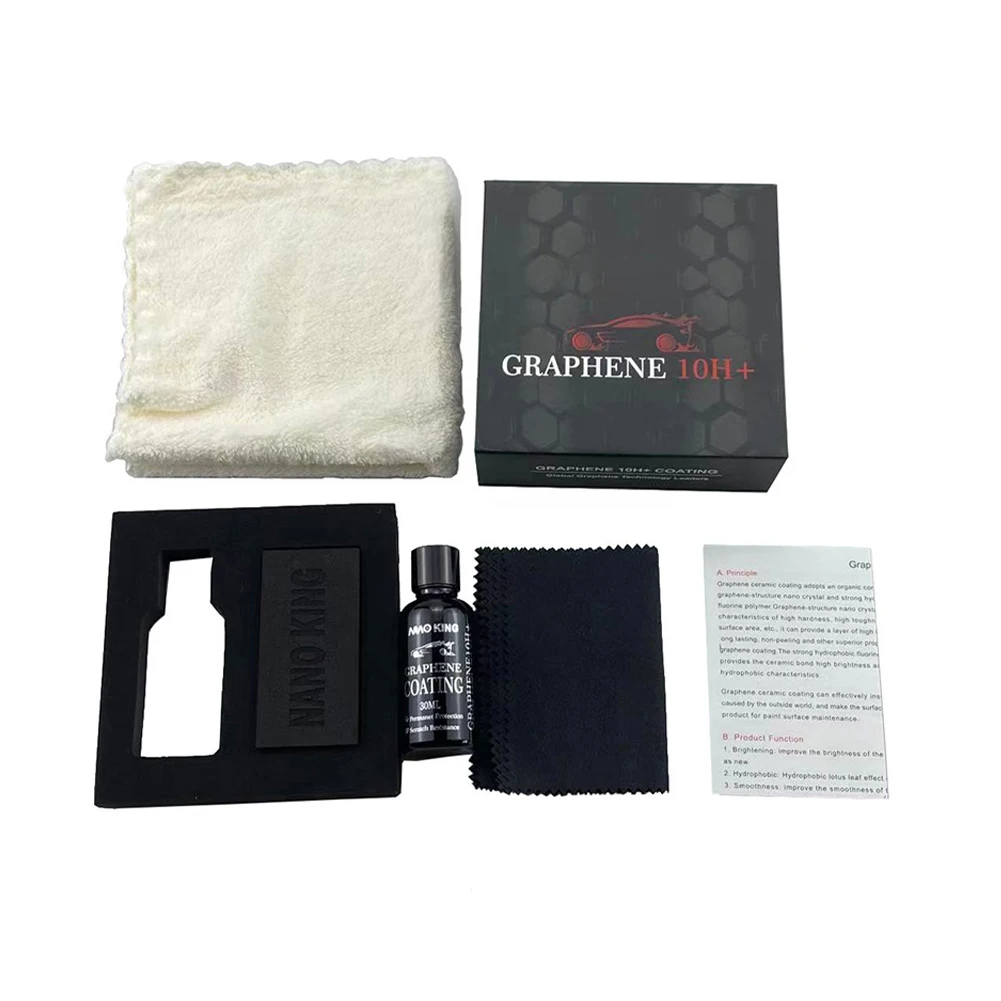 30ml Car Graphene Nano Coating Agent Hydrophobic Car Polishing Anti Scratch Wax Coating Cleaning Agent 7H Hardness Car Detailing
30ml Car Graphene Nano Coating Agent Hydrophobic Car Polishing Anti Scratch Wax Coating Cleaning Agent 7H Hardness Car Detailing