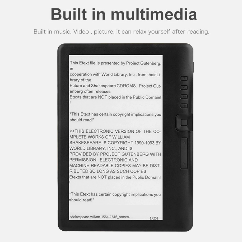 Устройство для чтения электронных книг, 7-дюймовый HD-планшет, MP3 музыкальный плеер, портативный планшет для чтения с TFT ЖК-экраном, 4G, европейс...
Устройство для чтения электронных книг, 7-дюймовый HD-планшет, MP3 музыкальный плеер, портативный планшет для чтения с TFT ЖК-экраном, 4G, европейс...