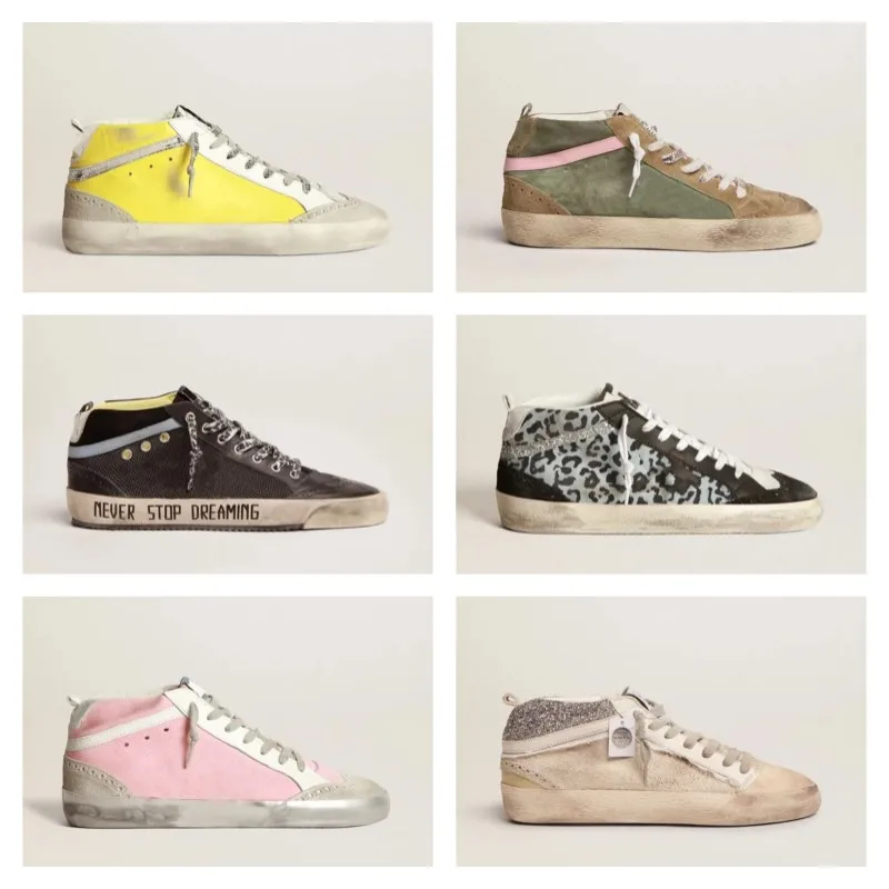 2022 Autumn and Winter New Products Mid Star Series Leather Old Small Dirty Shoes Net Red Couple Casual Sneakers Mid-top Df72
2022 Autumn and Winter New Products Mid Star Series Leather Old Small Dirty Shoes Net Red Couple Casual Sneakers Mid-top Df72