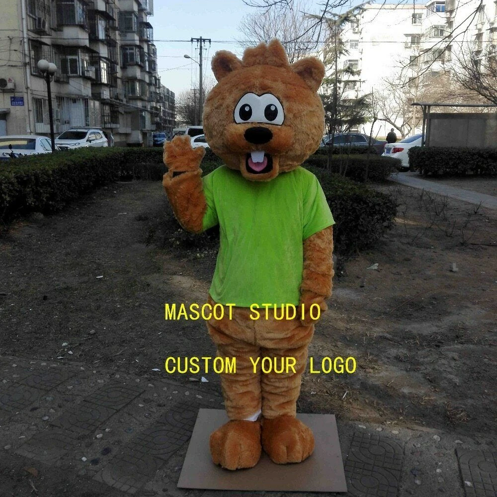 

Beaver Mascot Costumes Cosplay Cartoon Outfits Apparel Birthday Fursuit Party Dress Up Masquerade Christmas Furry Up