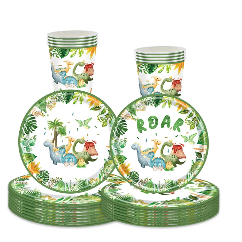 10Guests Cartoon Dinasour Disposable Tableware Jungle Safari Raor Paper Plates Napkin Wild Dino Happy Boy 1st Birthday Party
10Guests Cartoon Dinasour Disposable Tableware Jungle Safari Raor Paper Plates Napkin Wild Dino Happy Boy 1st Birthday Party