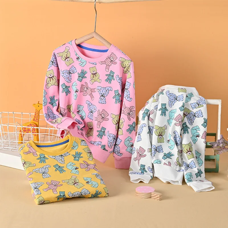 Spring Autumn Kids Baby Girls Cartoon Bear Sweatshirts Baby Boys Long Sleeves Sweater Toddler Infant T-shirt Clothes Sweatshirt
Spring Autumn Kids Baby Girls Cartoon Bear Sweatshirts Baby Boys Long Sleeves Sweater Toddler Infant T-shirt Clothes Sweatshirt