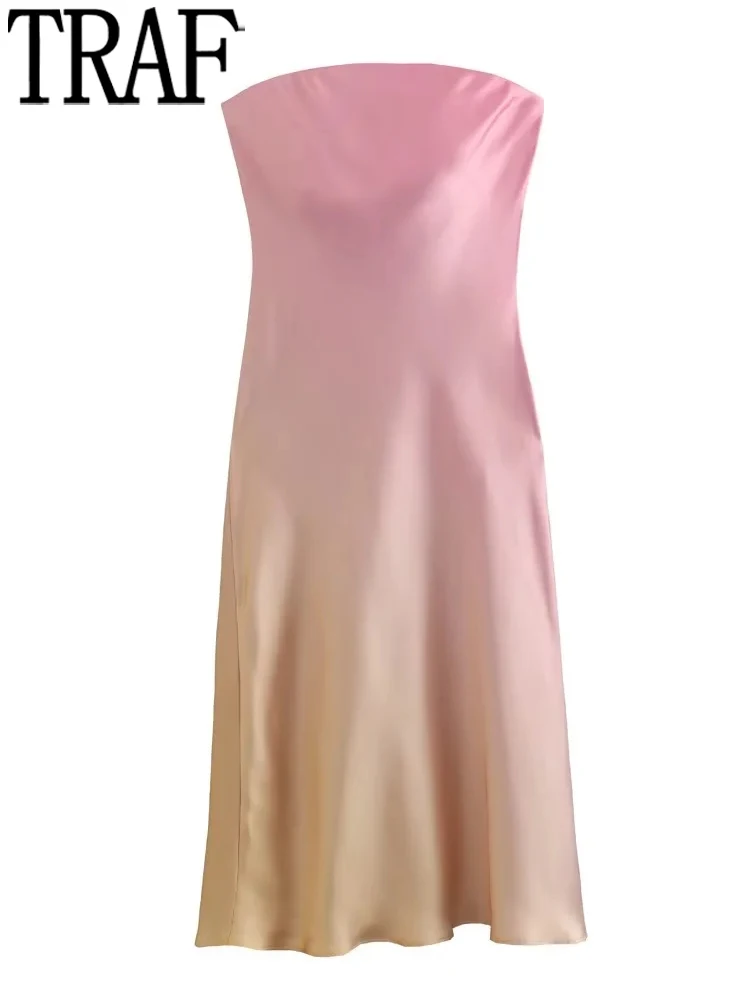 TRAF Tie Dye Long Dress Women Off Shoulder Corset Dress Woman Satin Backless Midi Dresses for Women 2023 Evening Female Dress
TRAF Tie Dye Long Dress Women Off Shoulder Corset Dress Woman Satin Backless Midi Dresses for Women 2023 Evening Female Dress