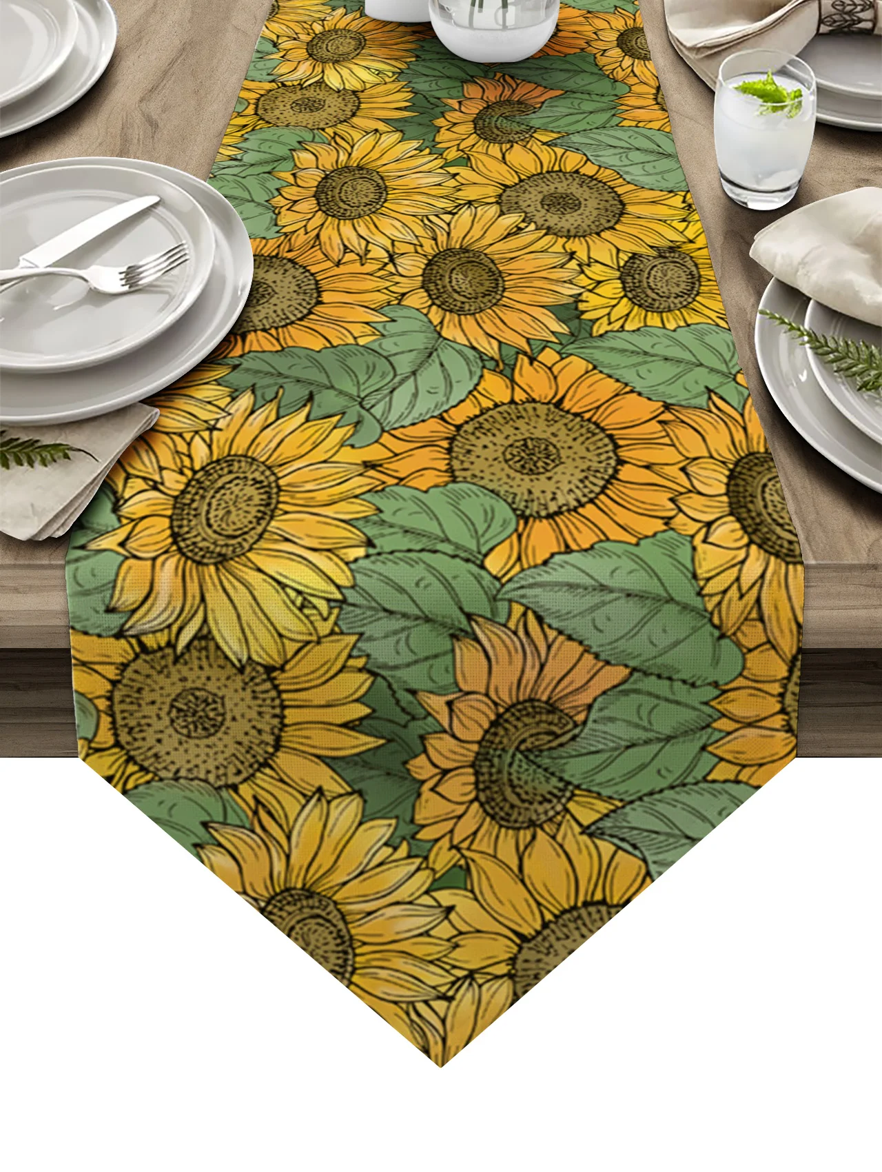 Plant Flower Sunflower Table Runners Wedding Table Decoration Tablecloth Holiday Party Dining Decor Table Cover 
Plant Flower Sunflower Table Runners Wedding Table Decoration Tablecloth Holiday Party Dining Decor Table Cover
