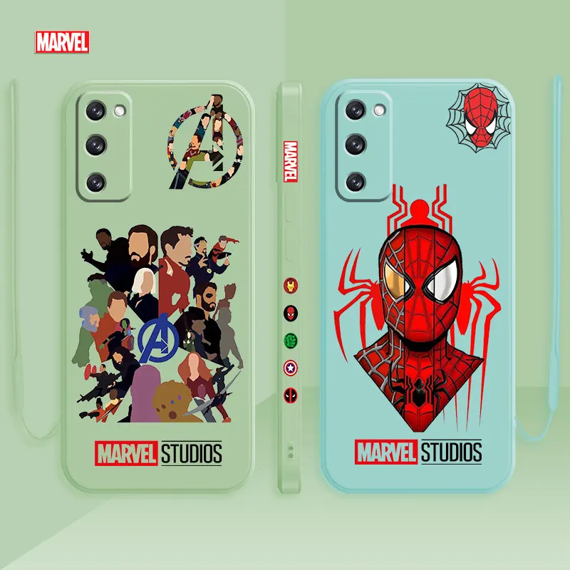 Shell For Samsung Galaxy S22 S21 S20 FE Ultra S10 S9 S8 Plus S10e Note 20 10 Lite Liquid Case Marvel Studios Avenger SpiderMan
Shell For Samsung Galaxy S22 S21 S20 FE Ultra S10 S9 S8 Plus S10e Note 20 10 Lite Liquid Case Marvel Studios Avenger SpiderMan