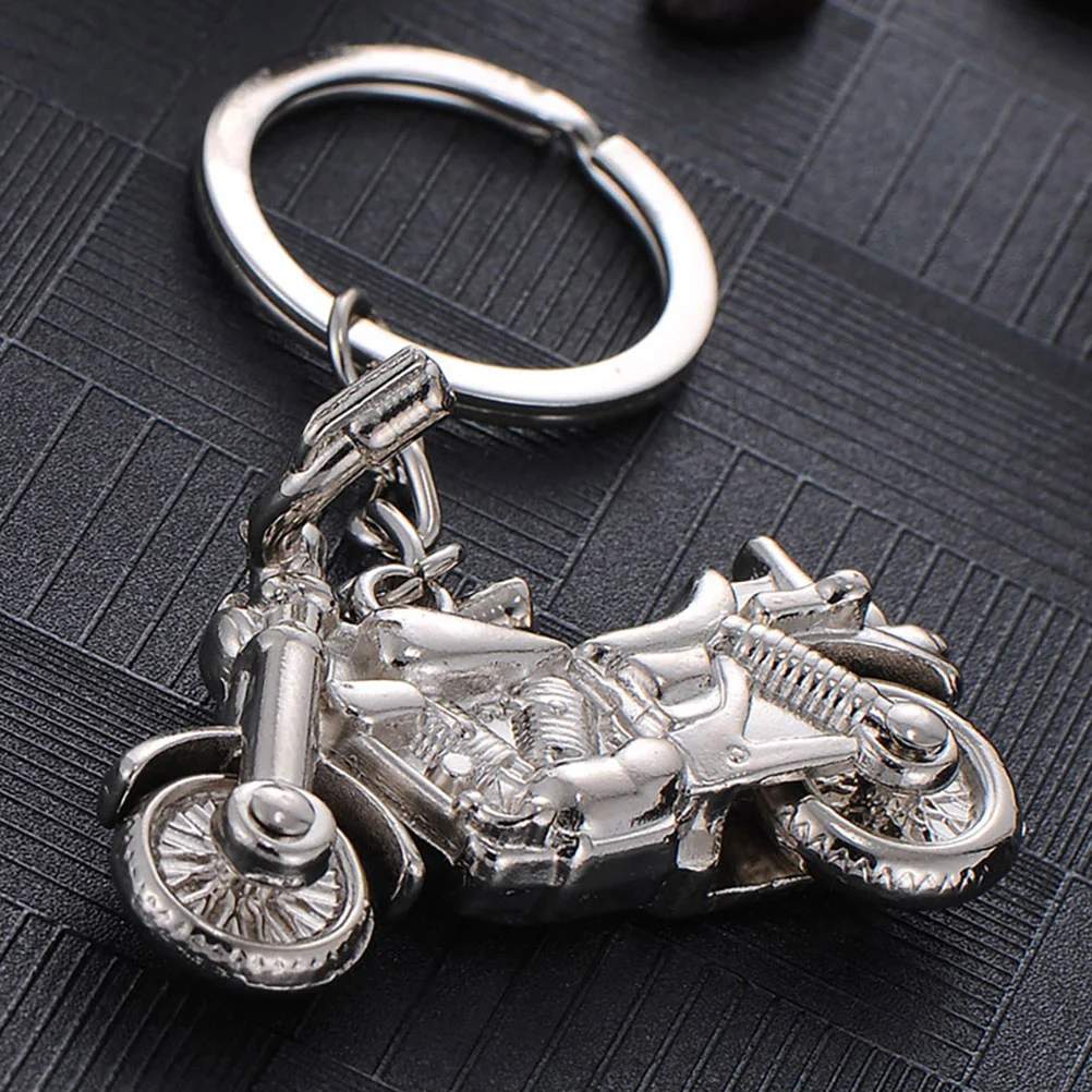 2 Pcs Cool Key Chain Retro Keychain Personality Motorcycle Ring Child Backpack Keychains