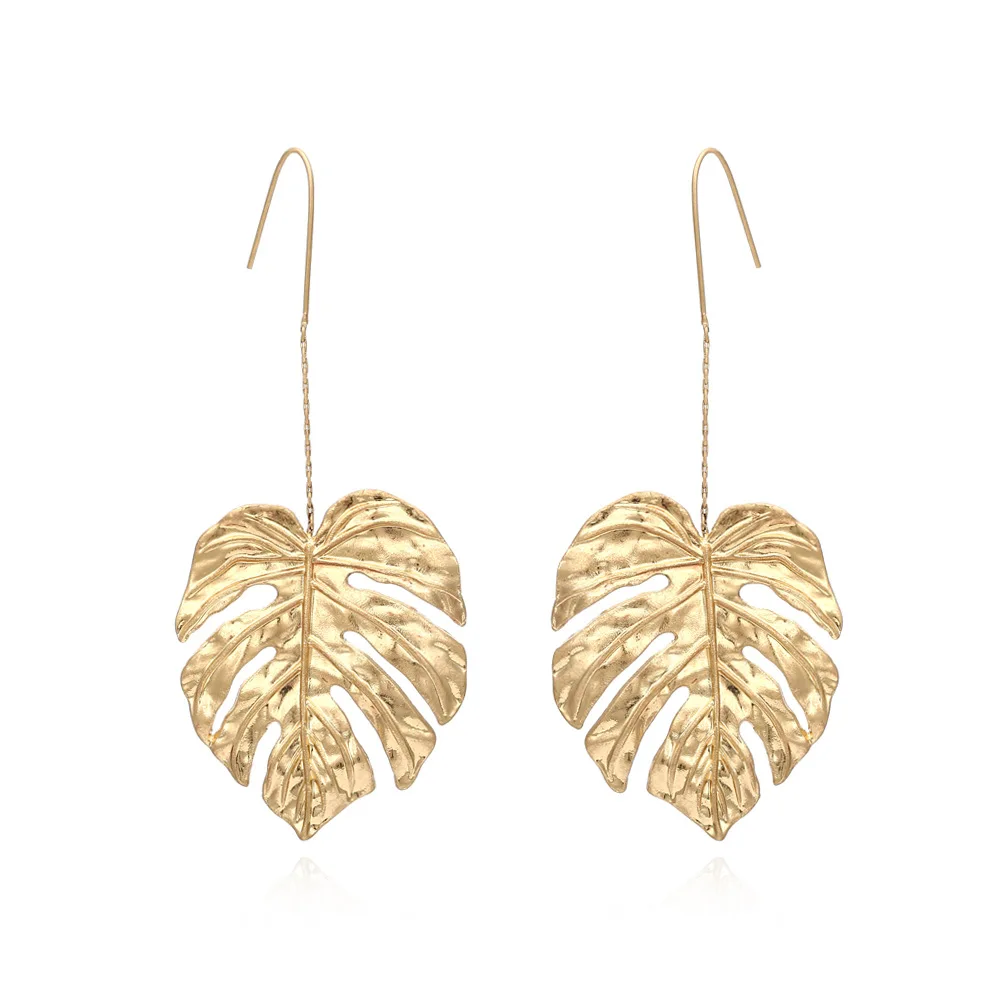 Metal Leaf Long Earrings European Trendy Women's Earrings 2023 Jewelry And Accessories
Metal Leaf Long Earrings European Trendy Women's Earrings 2023 Jewelry And Accessories