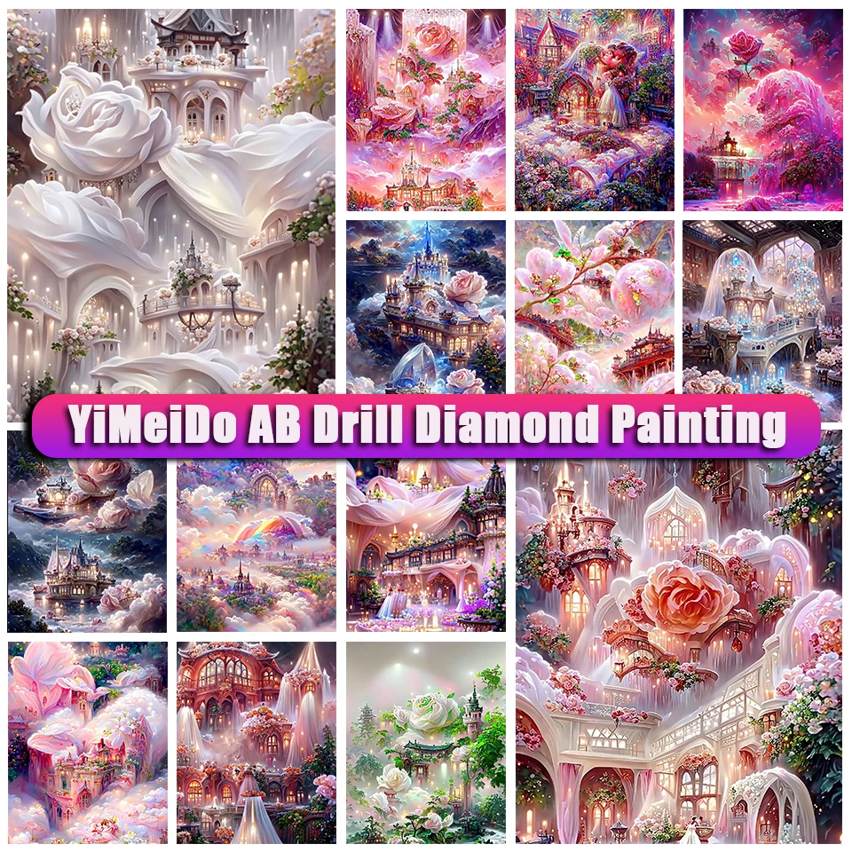 YiMeido AB Diamond Painting Flower House DIY 5D Rhinestone Picture Diamond Embroidery Landscape Set Mosaic Cross Stitch Gifts
YiMeido AB Diamond Painting Flower House DIY 5D Rhinestone Picture Diamond Embroidery Landscape Set Mosaic Cross Stitch Gifts