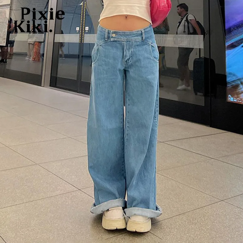 PixieKiki Y2k Baggy Jeans Womens Streetwear Low Rise Wide Leg Pants Fashion Casual Blue Denim Trousers P67-DD57
PixieKiki Y2k Baggy Jeans Womens Streetwear Low Rise Wide Leg Pants Fashion Casual Blue Denim Trousers P67-DD57