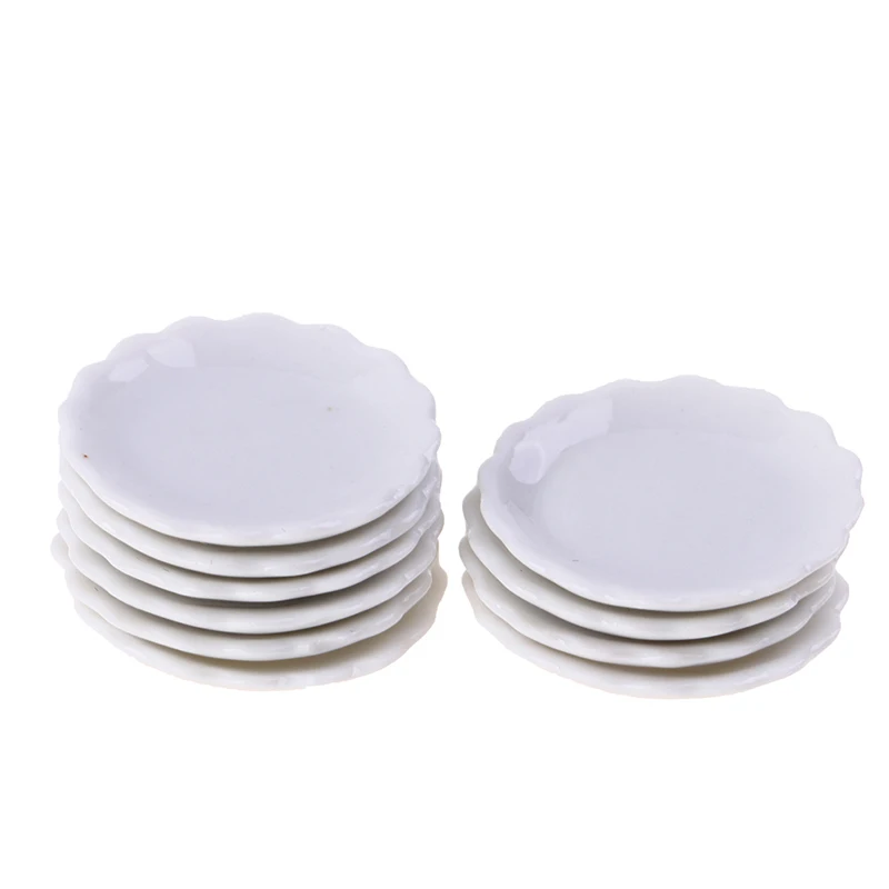 2Pcs 1/12 Dollhouse Mini Ceramic Food Plate Simulation Kitchen Dish Tableware Model Toys for Doll House Decoration Accessories
2Pcs 1/12 Dollhouse Mini Ceramic Food Plate Simulation Kitchen Dish Tableware Model Toys for Doll House Decoration Accessories