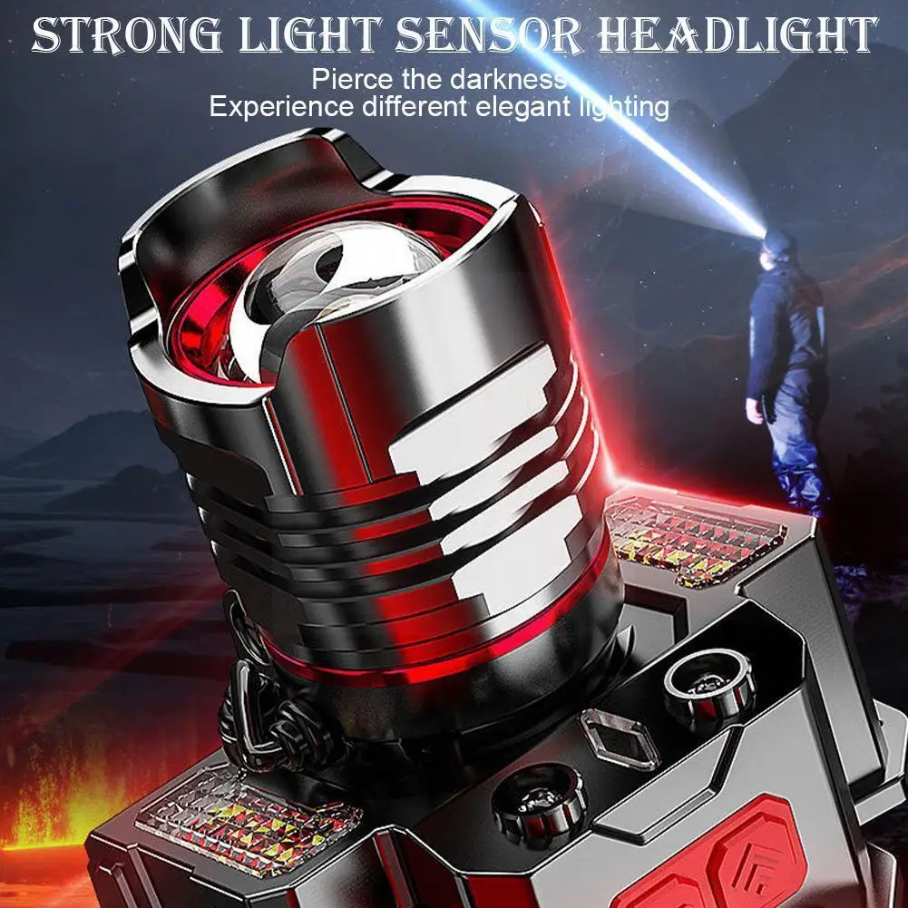 Led Headlamp Super Bright Ir Motion Sensor Hands-free Powerful Headlight Usb Rechargeable Cob Work Light Waterproof For Hik J7r8
Led Headlamp Super Bright Ir Motion Sensor Hands-free Powerful Headlight Usb Rechargeable Cob Work Light Waterproof For Hik J7r8