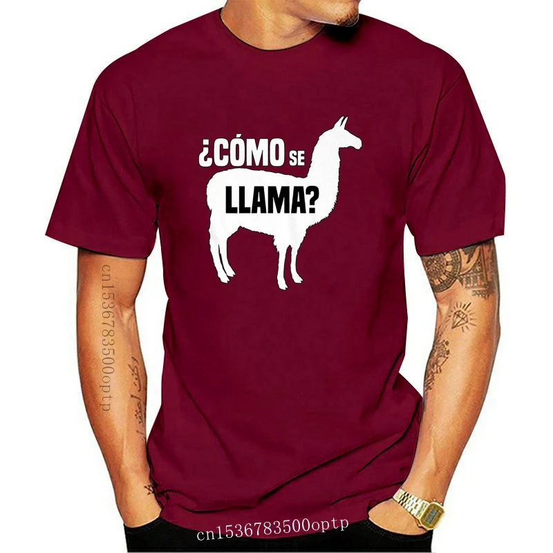Mens clothing Como Se Llama Funny Unisex T-Shirt Full-Figured Tee Shirt Diy Design |