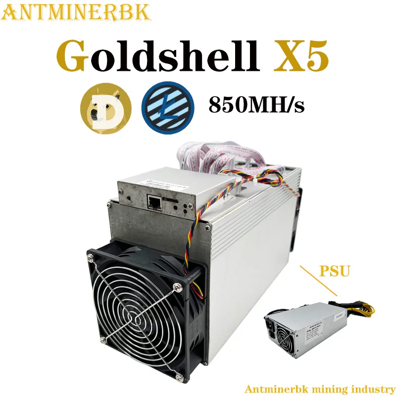 used Goldshell X5 850M with psu than LT5Pro Mini-doge Antminer L7 L3+ A6 A4+ ST BOX More economi
used Goldshell X5 850M with psu than LT5Pro Mini-doge Antminer L7 L3+ A6 A4+ ST BOX More economi