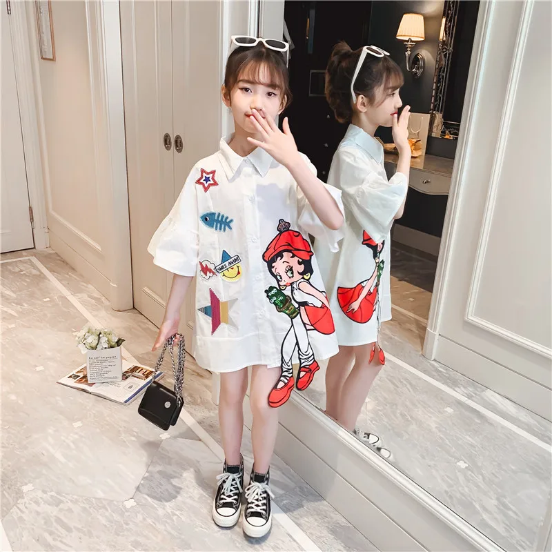 Mom Kids Charming T-Shirt Clothes Kids Girls T-Shirt Dress Summer Kids Girls Clothing Girls T-Shirt Dresses 13 Years Old Girls
Mom Kids Charming T-Shirt Clothes Kids Girls T-Shirt Dress Summer Kids Girls Clothing Girls T-Shirt Dresses 13 Years Old Girls