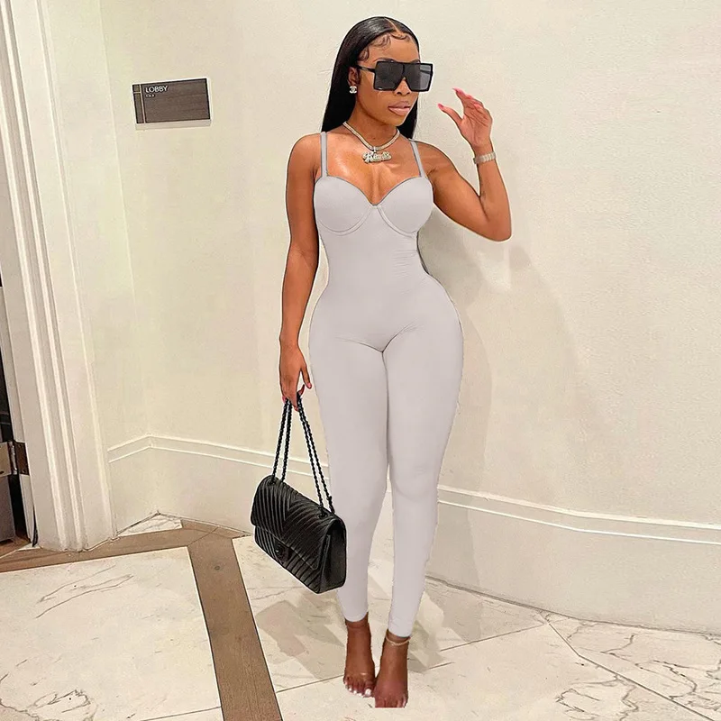 2022 Summer Sexy Low Chest Suspender Tigh Jumpsuits Women Casual Party Club High Waist Hip Lifting Lady Jumpsuit
2022 Summer Sexy Low Chest Suspender Tigh Jumpsuits Women Casual Party Club High Waist Hip Lifting Lady Jumpsuit