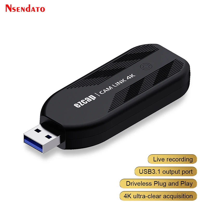 NSendato Ezcap331 HDMI карта видеозахвата 4K USB 3.0
NSendato Ezcap331 HDMI карта видеозахвата 4K USB 3.0