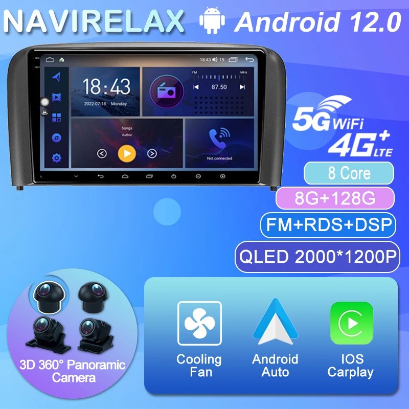 Android 12 For Volvo S80 1 1998 - 2006 Car Radio Multimedia Video Player Navigation GPS Auto Carplay 4G WIFI DSP NO 2 Din DVD
Android 12 For Volvo S80 1 1998 - 2006 Car Radio Multimedia Video Player Navigation GPS Auto Carplay 4G WIFI DSP NO 2 Din DVD