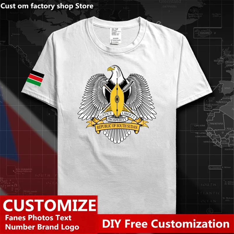 South Sudan Country T shirt Custom Jersey Fans Name Number Brand LOGO Tshirt High Street Fashion Hip Hop Loose Casual T-shirt
South Sudan Country T shirt Custom Jersey Fans Name Number Brand LOGO Tshirt High Street Fashion Hip Hop Loose Casual T-shirt