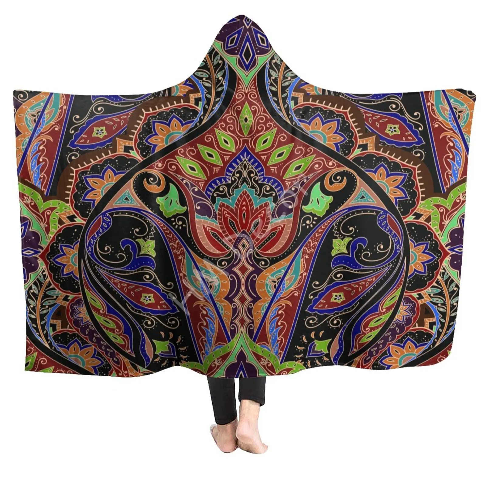 Kuidf Boho Hooded Blanket India Paisley for Bohemian Flannel Blankets Hoodie Luxury Oversized Throw for Home Office Travel
Kuidf Boho Hooded Blanket India Paisley for Bohemian Flannel Blankets Hoodie Luxury Oversized Throw for Home Office Travel