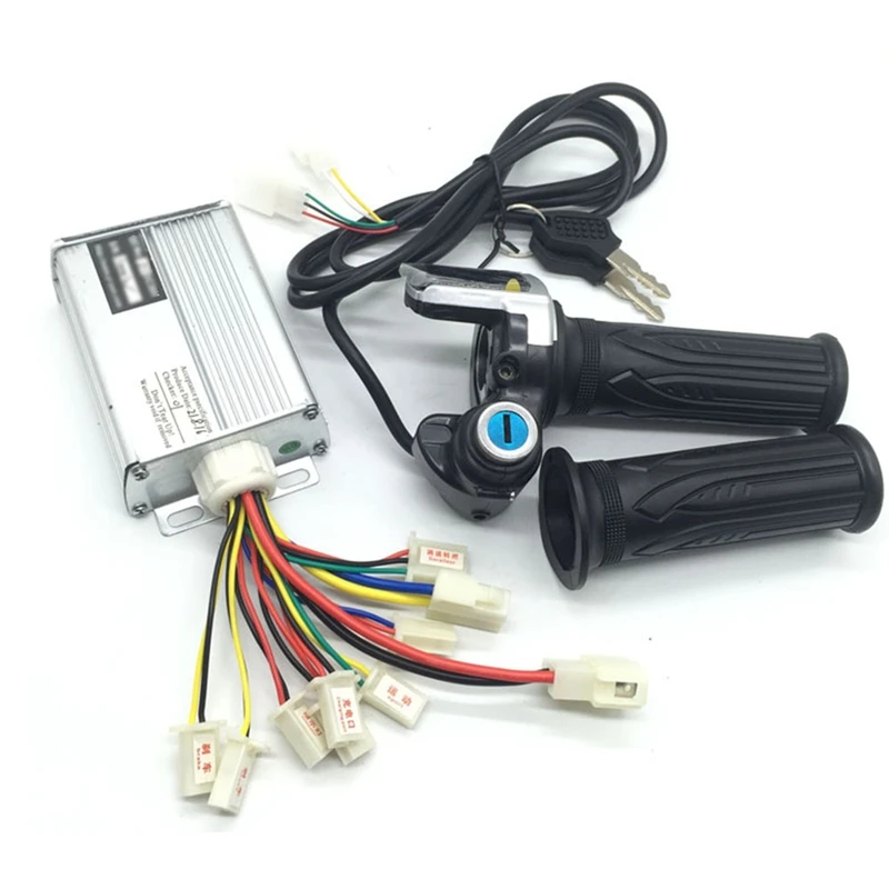 36V 1000W Brushed Controller Thumb Throttle Grip Set with Lock Electric Bicycle Speed Controller for E-Bike Scooter
36V 1000W Brushed Controller Thumb Throttle Grip Set with Lock Electric Bicycle Speed Controller for E-Bike Scooter