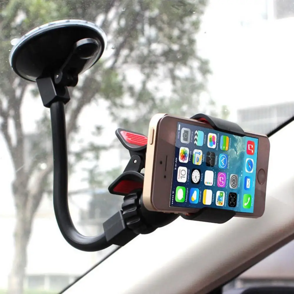 

360 Rotate Mobile Phone Holder Gps Phone Stands Universal Dashboard Mount Sucker Hose Suction Cup Cell Phone Support