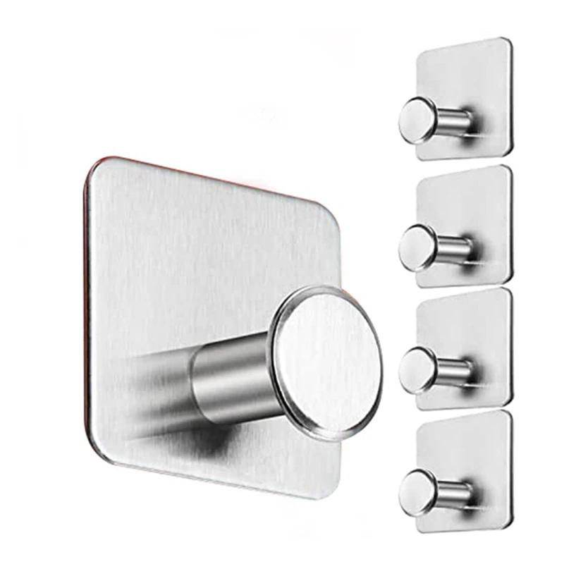 Towel Holder No Drilling Wet Room Suitable Adhesive Hooks Set Of 5 Stainless Steel Hooks Self-Adhesive
Towel Holder No Drilling Wet Room Suitable Adhesive Hooks Set Of 5 Stainless Steel Hooks Self-Adhesive