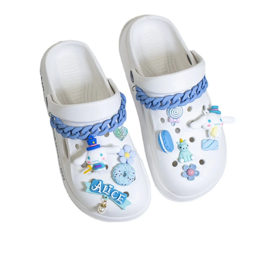 Sanrios Cinnamoroll Anime Kawaii Diy Shoe Buckle Shoe Flower Three-Dimensional Cartoon Cave Hole Slipper Accessories Gift
Sanrios Cinnamoroll Anime Kawaii Diy Shoe Buckle Shoe Flower Three-Dimensional Cartoon Cave Hole Slipper Accessories Gift