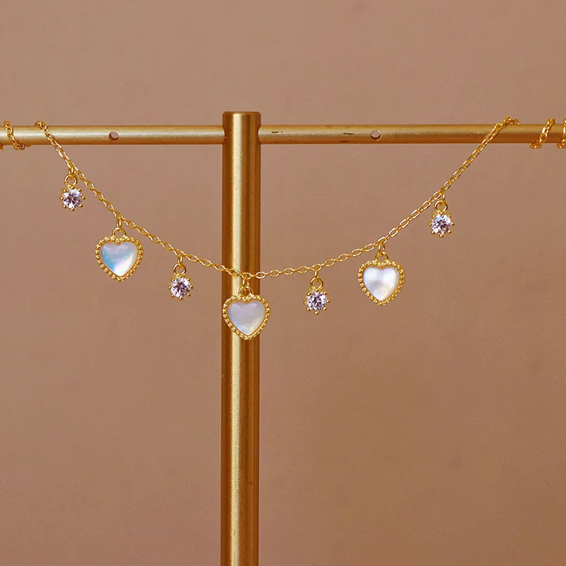 Fashion 925 Sterling Silver Geometric Heart Cz Opal Drop Charm Romantic Gorgeous Women Choker Charming Necklace Summer
Fashion 925 Sterling Silver Geometric Heart Cz Opal Drop Charm Romantic Gorgeous Women Choker Charming Necklace Summer